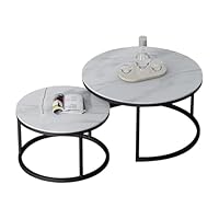 Amazon.co.jp: ネストテーブル 大理石柄 センターテーブル セラミック